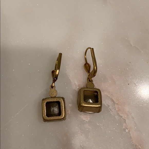 New Light Pink Jewel Drop Earrings - Picture 2 of 3